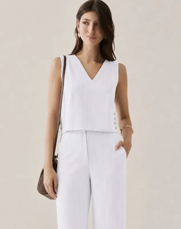 CONJUNTO RISCA DE GIZ BRANCO